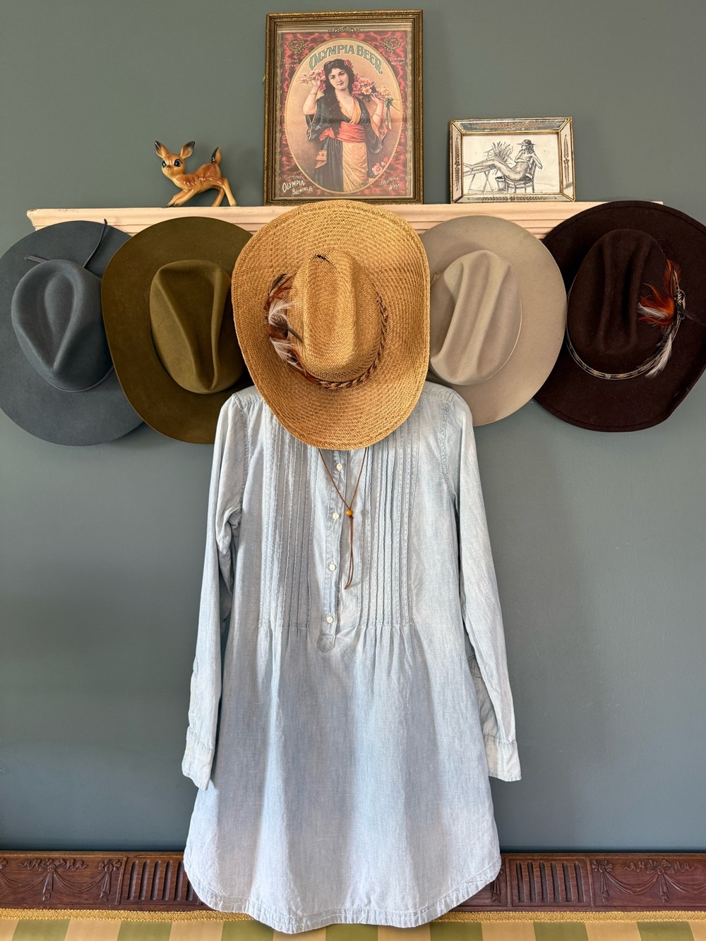 Denim & Supply Ralph Lauren Light Blue Chambray Tunic Dress